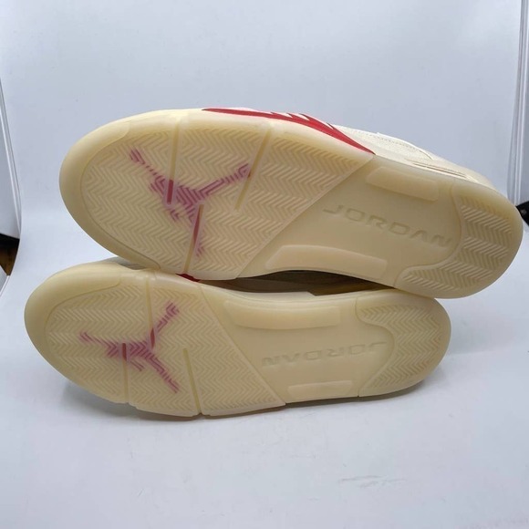 NWT AIR JORDAN 5 RETRO LOW CNY in Sal/Chili Red-Opti Yellow - Picture 7 of 12